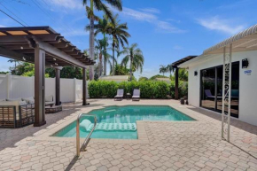 Boho Villa in Hollywood With Heated Pool And BBQ Area